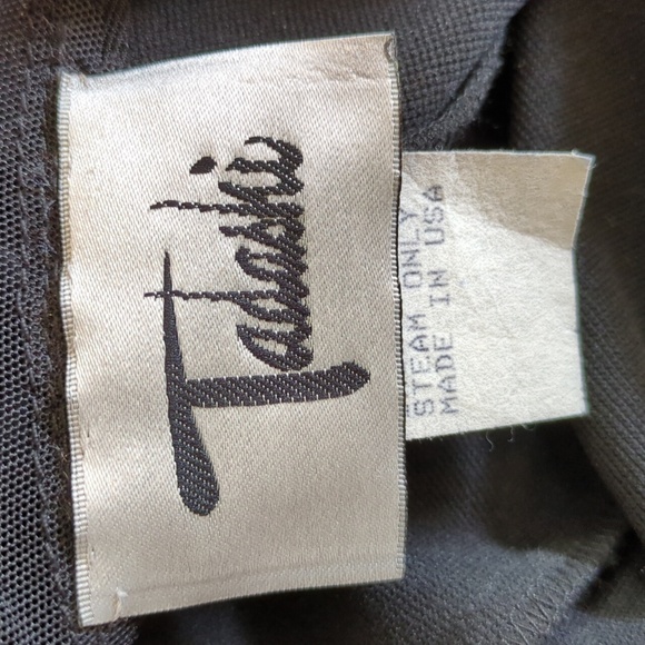 Tadashi Vintage Studded Illusion Dress, Fit & Flare Silhouette - Picture 11 of 13